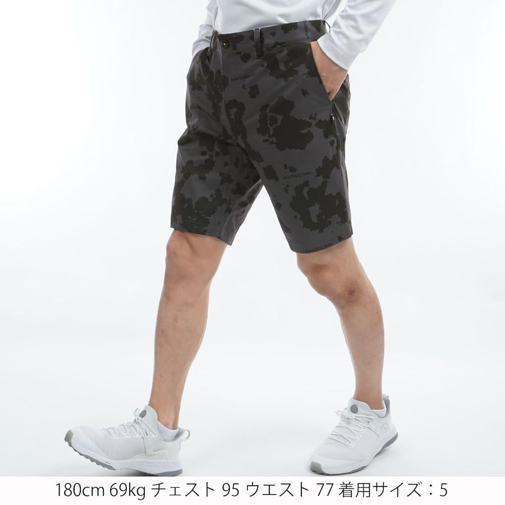 new balance ゴルフショートパンツ グレー迷彩　サイズ5 （L） Amazon | [ニューバランス] ゴルフ ショートパンツ (カウス